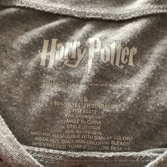 HARRY Potter small women’s top, grey and maroon - Picture 3 of 4